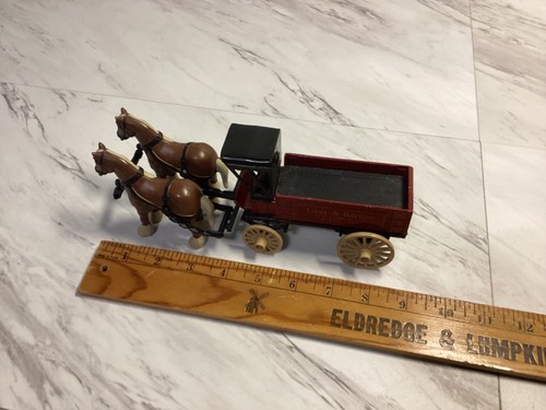 Horse & Wagon Delivery ERTL Die-Cast Metal Gray & Barton '94 - Picture 16 of 17