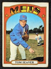 1972 Topps Baseball #445 Tom Seaver New York Mets