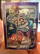 2024 Topps Cosmic Chrome Rookies Dexter Manley #100 Purple Nebula Refractor /150