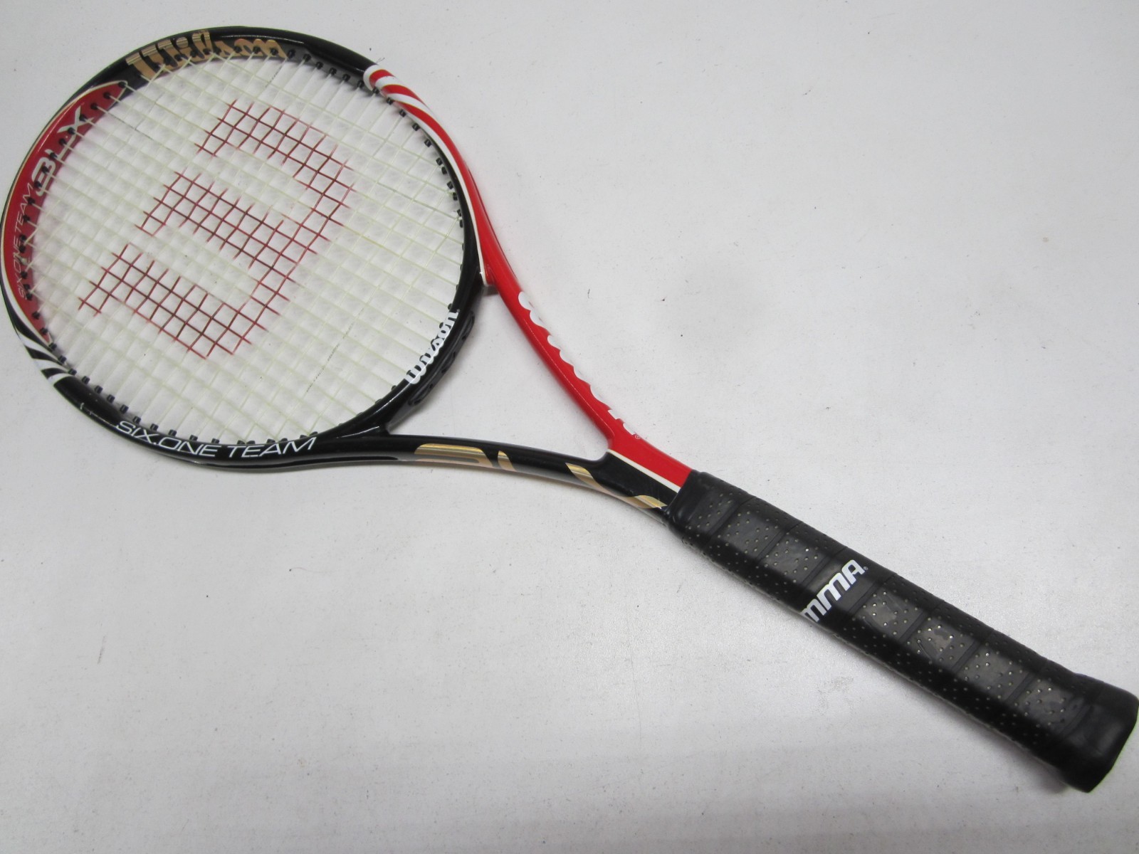 Wilson kfactor Ksix un equipo 95 tenis raqueta (4 3 8) distribuidor autorizado de demostración Wilson kfactor Ksix un equipo 95 tenis raqueta (4 3 8) distribuidor autorizado de demostración