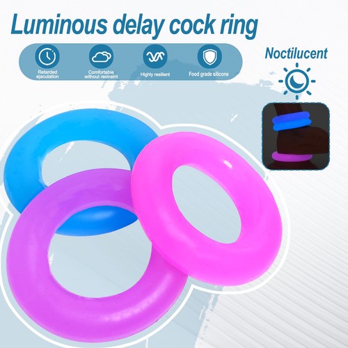 Silikon Penisringe Cockring Hodenring Prostata Massage Erektionsring Penisring - Bild 104 von 107