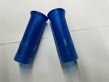 Harley Davidson shorty Chopper style Blue street Grips 1" 110MM long