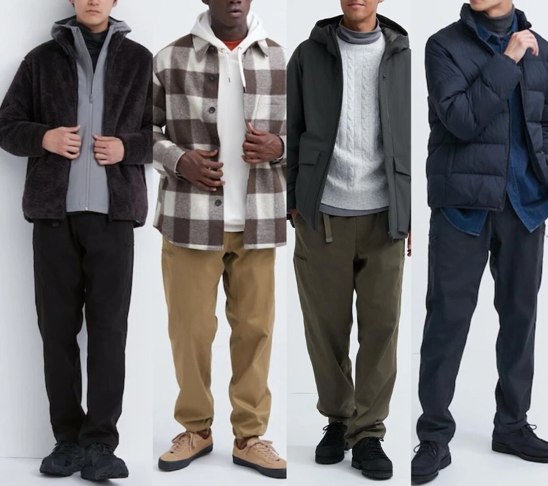 Uniqlo HEATTECH Warm-Lined Pants - Water-Repellent & Cozy Fast By FedEx