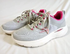 Skechers GOrun Lite Women's Running Shoes, Sneakers, Gray Pink, Size 9