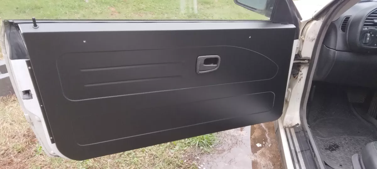 BMW E36 2D Coupe .040 Matte Black Aluminum Door Card Panels Drift Race Car