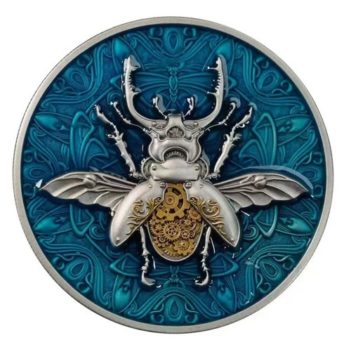 2024 Niue $2 MECHANICAL BEETLE 2 oz Silver Coin only 199pcs made