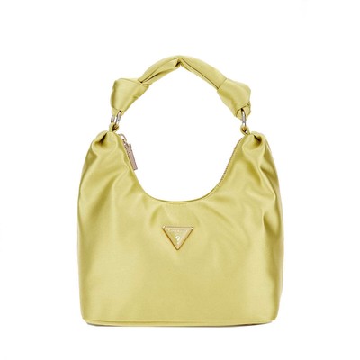NEW Guess - Velina Chartreuse Satin Mini Handbag - HWEG8765020 - CHARTREUSE AUTH