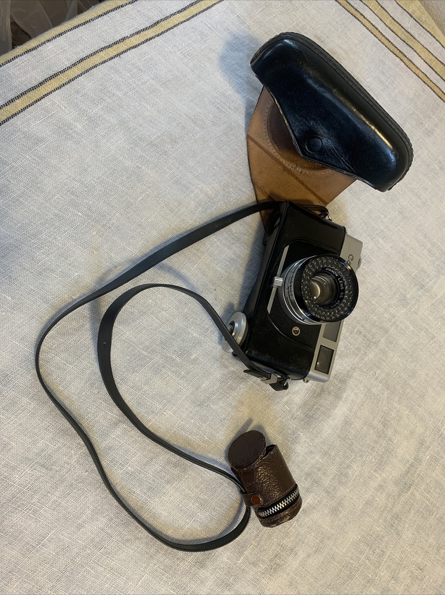 Vintage Canon Canonet 45mm Camera w/Case | eBay