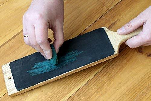 Leder Strop Paddel Strop Schärfen Messer + Polieren Compound BeaverCraft - Bild 6 von 12