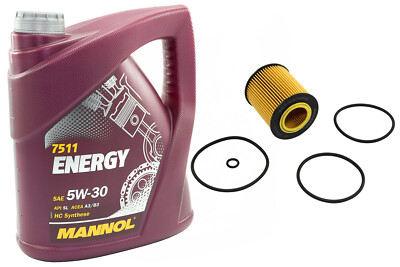 Motoröl Ölfilter SH4043P Set 5W30 5 Liter für Cadillac Mazda 6 Kombi Opel Vectra