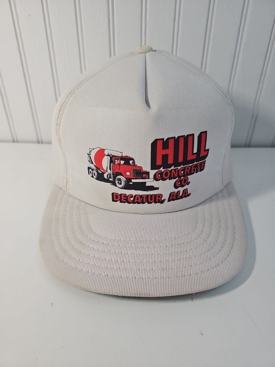 Vintage Hill Concrete Decatur, Snapback Trucker Cap Hat