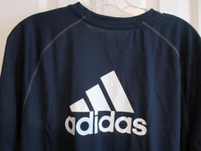 Adidas Climalite  Short Sleeve Tee, Navy Blue LARGE W/TAGS FACTORY SEALED 2996A