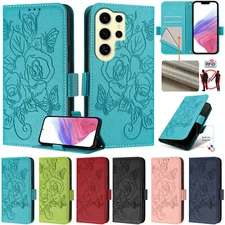 For Samsung Galaxy Note20/10 5G Case Leather Cover Flip Holder Wallet Phone Case