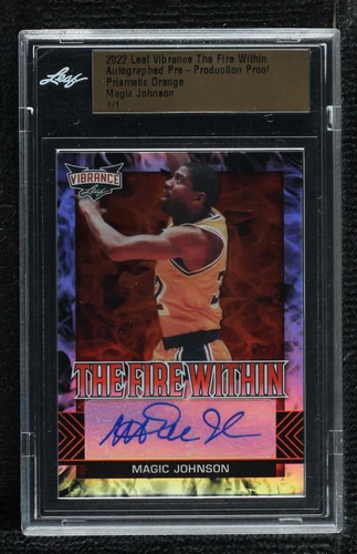 2022 Leaf Vibrance - Magic Johnson #TFW-MJ1