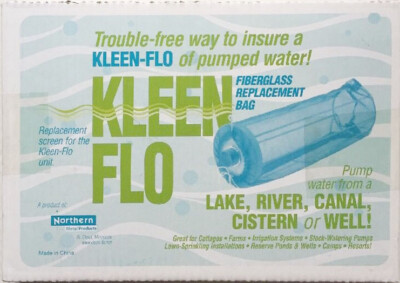 KLEEN FLO REPLACEMENT FILTER SCREEN BAG SPRINKLERS LAKE PUMP FOUNTAIN IRRIGATION