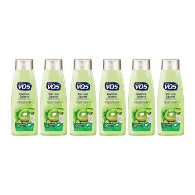 Alberto VO5 Kiwi Lime Squeeze with Lemongrass Conditioner, 12.5 oz. (Pack of 6)
