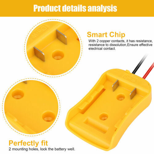 1/2/4 Stück DCA1820 Konverter Akku Adapter für Dewalt 18 V auf 20 V Max Bohrmaschine Li-Ion - Bild 17 von 20