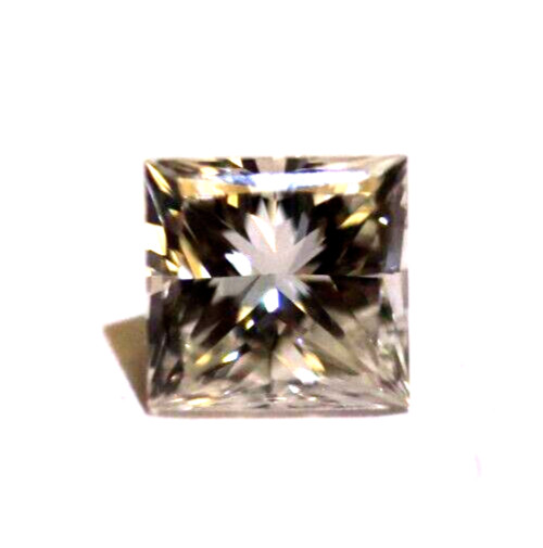 GIA certified 2.00ct L SI1 princess cut square natural diamond estate vintage