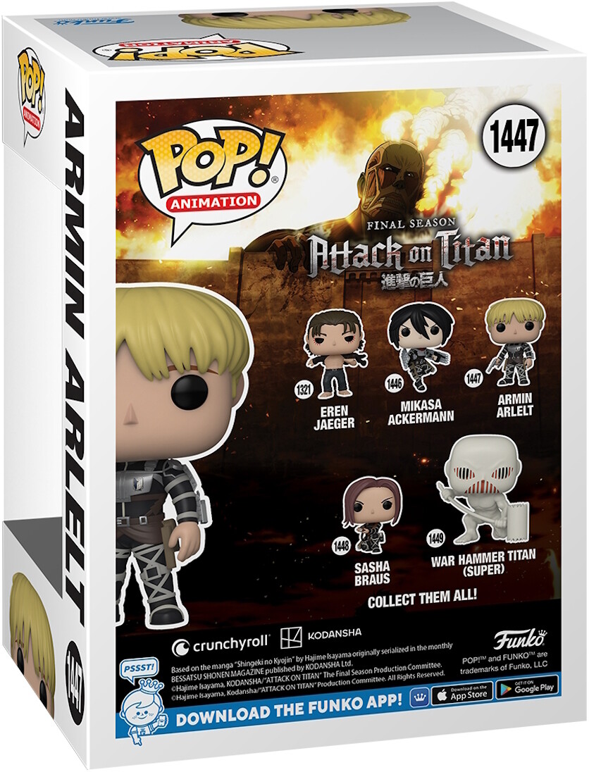 Attack on Titan - Armin Arlelt 1447 Limited Chase Edition