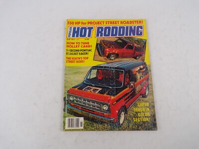 May 1976 Hot Rod Magazine 550HP For Project Street Roadster! How To Tune Holley