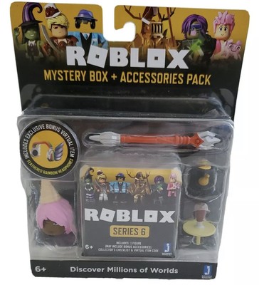 Roblox Series 6 Mystery Box + Accessories Pack Exclusive Bonus Virtual ...