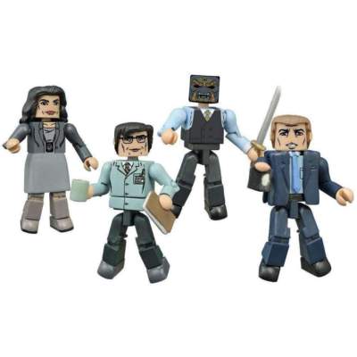 Gotham Minimates Action Figuren 5 cm Serie 1 Box Set