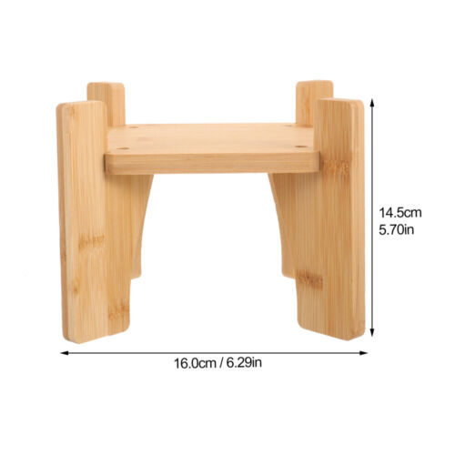 Drink Dispenser Stand Wooden Drink Dispenser Stand Base Round Pedestal Drink - Picture 10 of 12