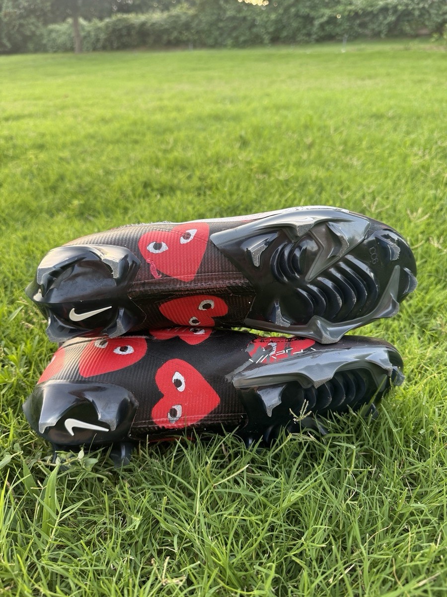 Nike Custom Comme Des Garcons Heart Painted Graphic Cleats