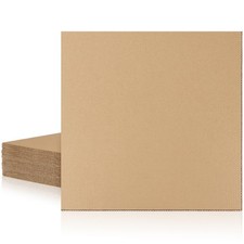 Corrugated Cardboard Sheets 12x12 Inch Flat Inserts Vinyl Record Mailer 25 PCS