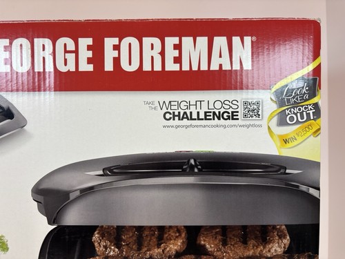 NEW George Foreman 5-Serving Grill & Panini Press #GR2080R - Picture 3 of 16