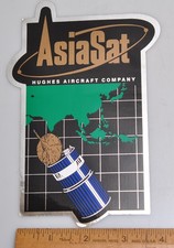 Vintage Hughes Aircraft Company Sticker- AsiaSat