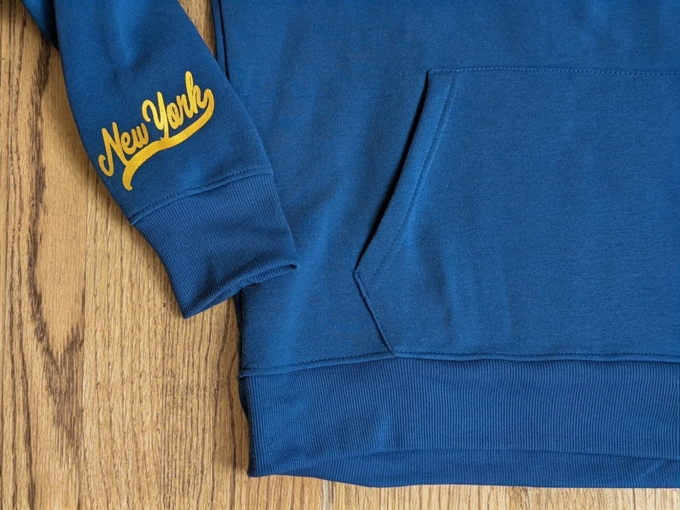 New York Knicks NBA Ultra Game Men's 2XL Blue Pull Over Hoodie sweatshirt, NWT - Image 3 of 4