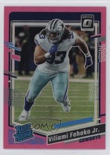 2023 Panini Donruss Optic Rated Rookie Pink Prizm Viliami Fehoko Jr #229 17md