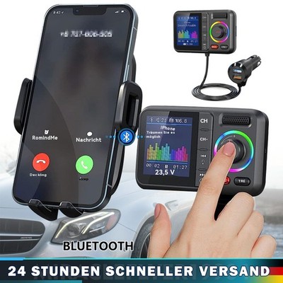 Auto MP3 Bluetooth Player Dual-USB Schnelle Lade Drahtlose FM Sender LED Digital