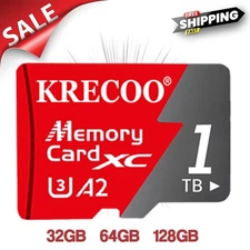1TB High Speed Memory Card Ultra Micro Sd Card Class 10 Xc Tf Card Adapter Lot