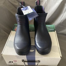 JOULES Wellibob Navy Blue Wellington Boots UK 6 - Pl See Description & Pics £49