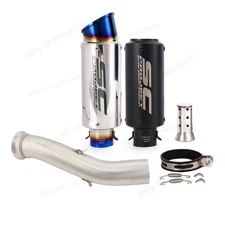For CF-Moto 800NK NK800 2023-2025 Exhaust System Mid Pipe Slip On 51mm Mufflers