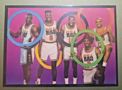 MICHAEL JORDAN-1992 OLYMPIC-GOING FOR THE GOLD-SUPER NICE-PINK