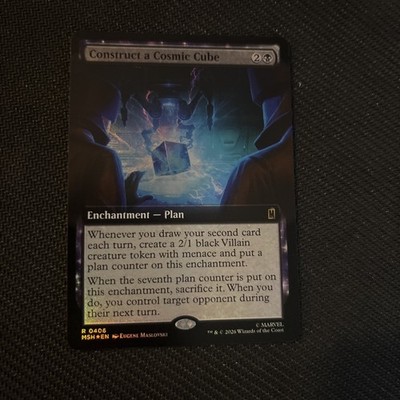 Construct a Cosmic Cube (Extended Art) Marvel Super Heroes Foil