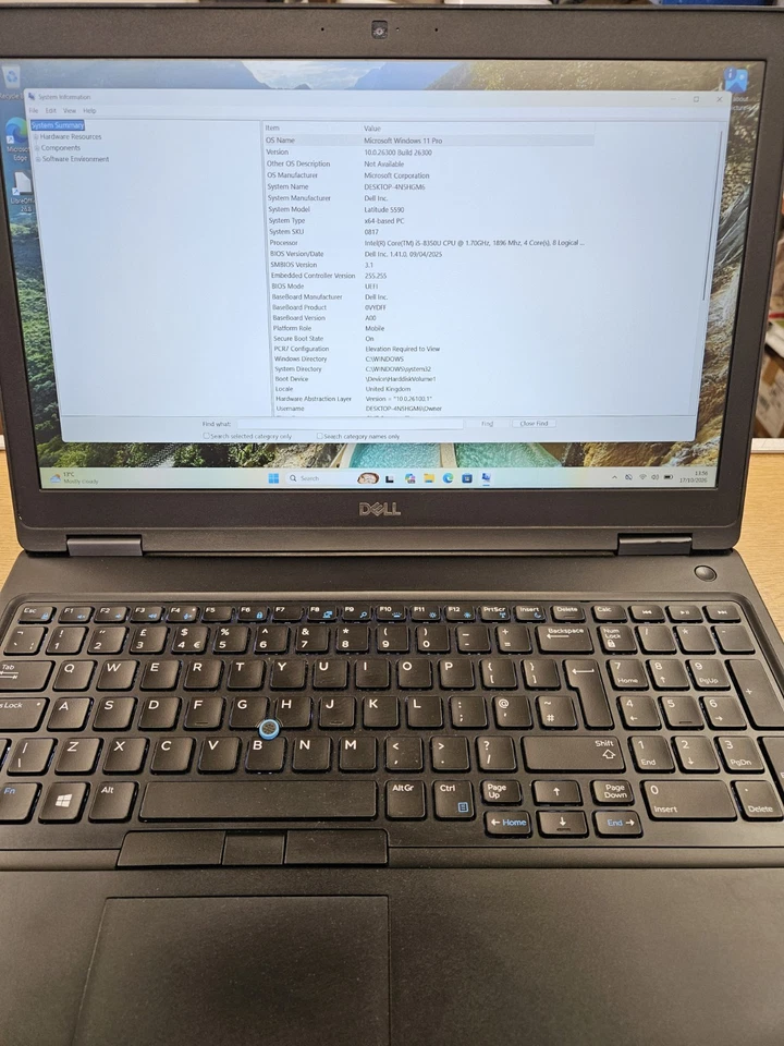 Dell Latitude 5590 · i5-8350U · 16GB · 256GB, photo 3 of 5