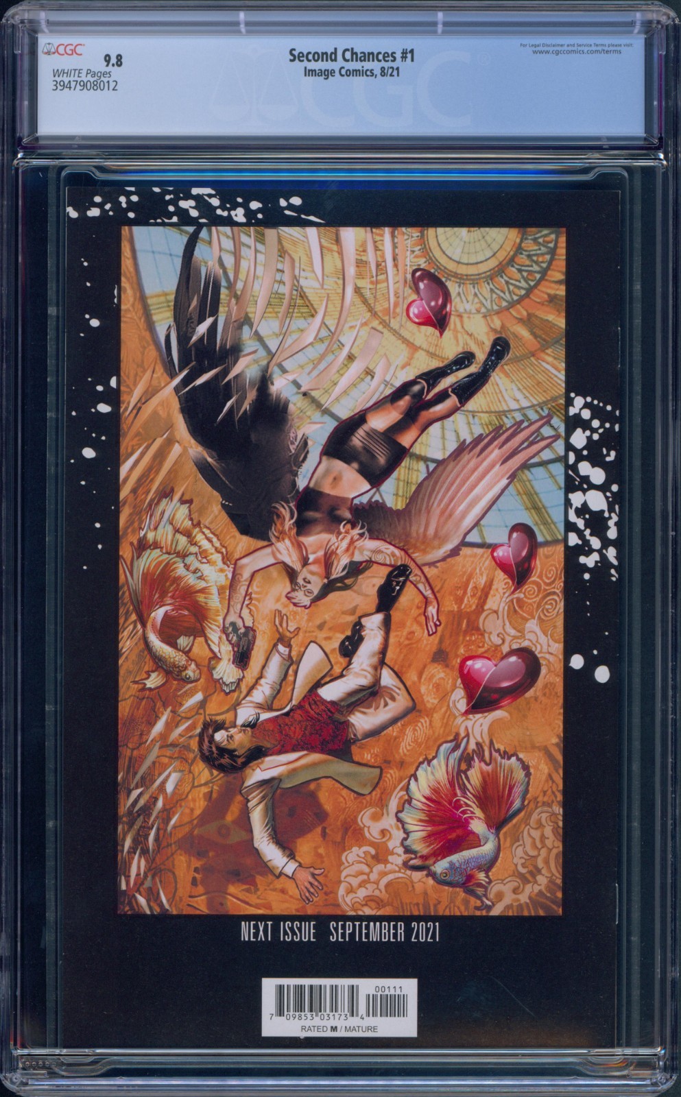 Second Chances #1 CGC 9.8 White Pages First Printing Cover A Image Comics 2021