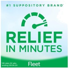 Unflavored Glycerin Suppositories 40 Count 