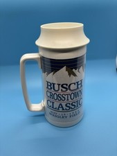 Vintage Busch Crosstown Classic Beer Mug May 19, 1986 Cubs Sox Wrigley Field USA