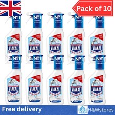 Viakal Bathroom Limescale RemoverSpray Classic 10 x 500ml Bottles 6.38 per litre