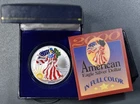 2000 $1 AMERICAN FULL COLOR SILVER EAGLE American Historic Society 1oz 999 A7090