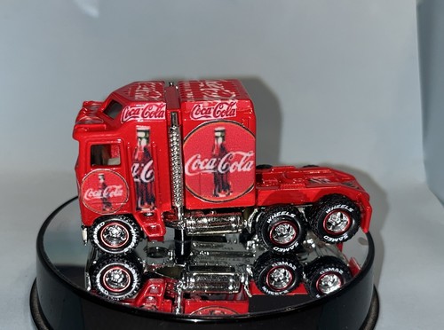 "Custom Made" Hot wheels Thunder Roller Big Rig Hauler Coca Cola Real Riders - Picture 6 of 15