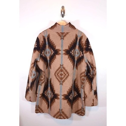 Pendleton Mujer Azteca Occidental Vaquera Forrada Mezcla de Lana Chaqueta de Invierno Talla XL - Imagen 3 de 8