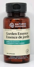 Natures Sunshine Garden Essence 100 Capsules New Sealed Bottle Exp. 11/2025