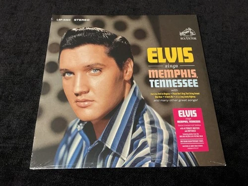 ELVIS PRESLEY 2LP FTD VINYL SINGS MEMPHIS TENNESSEE FACTORY SEALED HYPE STICKER