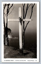 Postcard RPPC California Santa Catalina Island Cross Bay c. 1940s N026